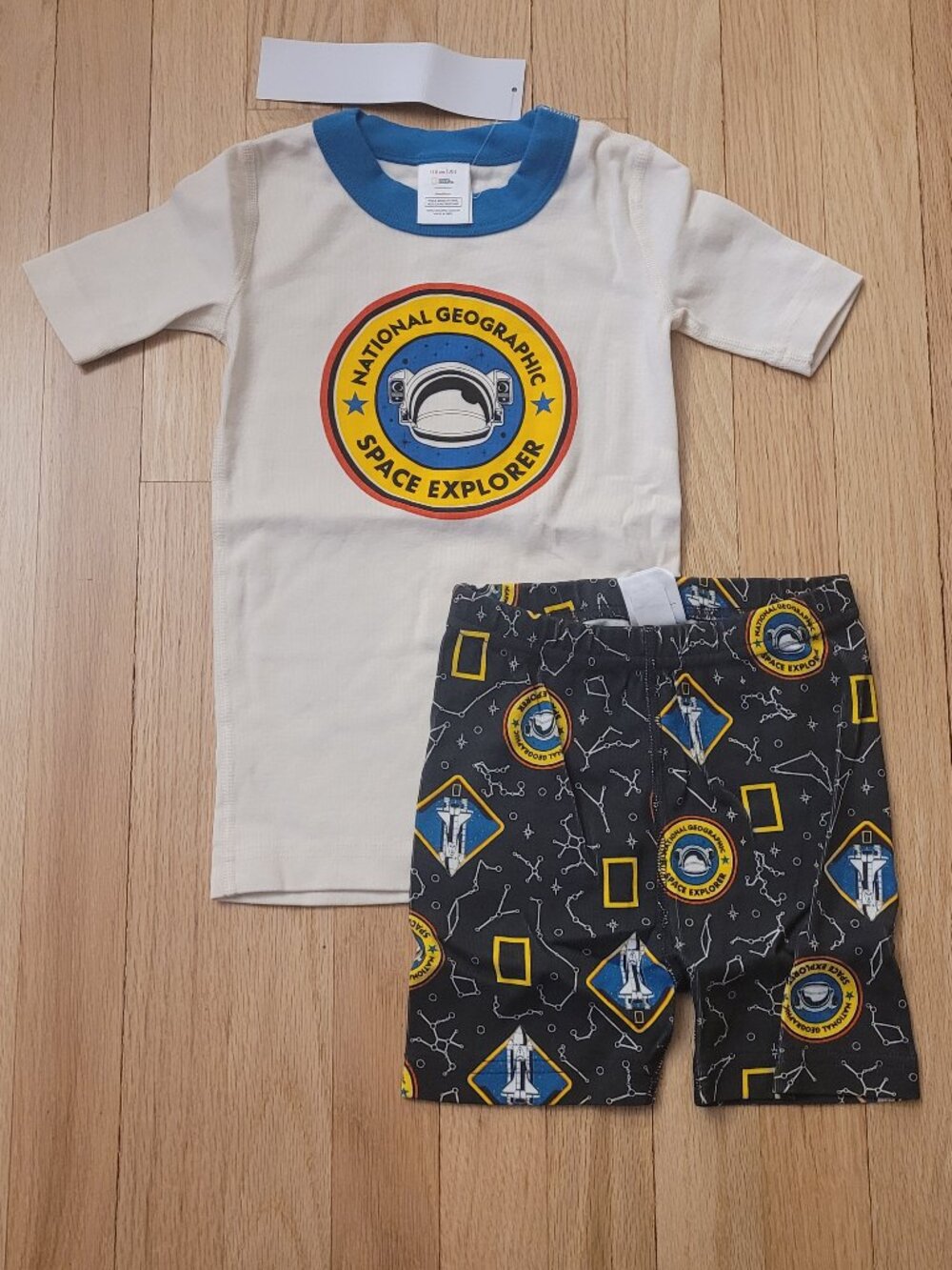 New Hanna Andersson National Geographic Space Explorer Short PJs Pajamas 110 / 5
